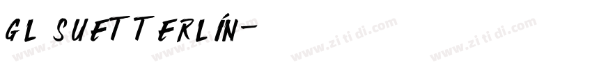 GL Suetterlin字体转换